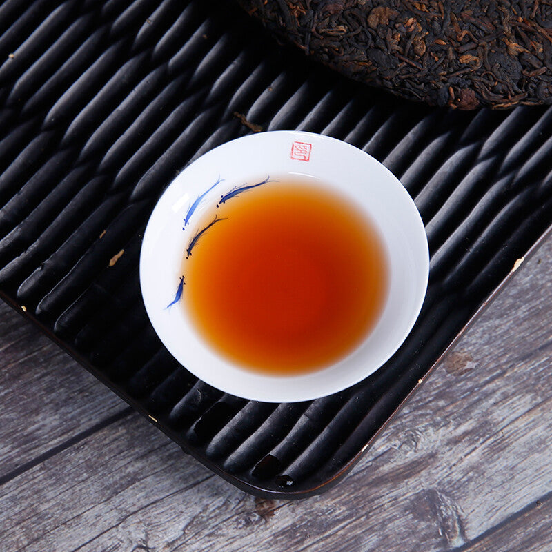 TAI HE *  Dr. Pu'er Tea Pure Jingmai Arbor Tree Pu-erh Big Cake Ripe 357g