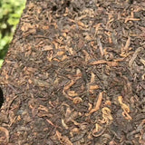250g Yunnan Old Puerh Brick Tea Zhangxiang Gold Buds Aged Pu-erh Tea Brick