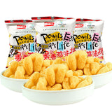 8g*10bags Panpan Wheat flavored chicken chunks McNuggets puffed snack 盼盼麦香鸡味块