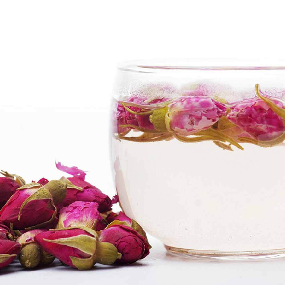 Rose Tea Rose Bud Tea Natural Blooming Flower Tea to Lose Weight