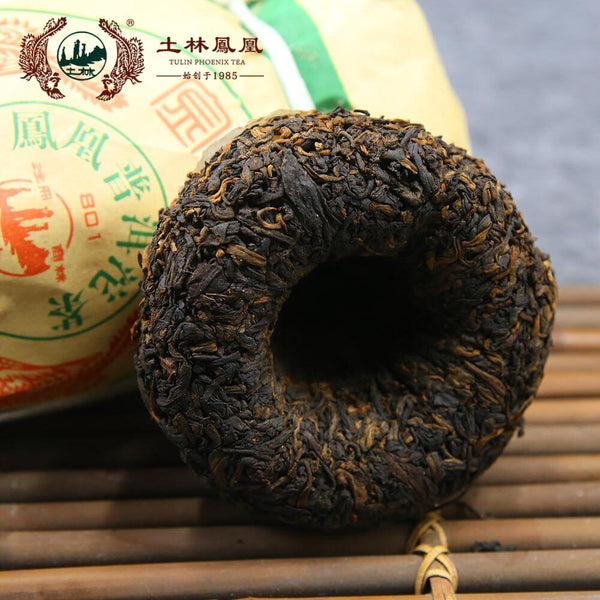 Tulin Ripe Pu Erh Tuo Cha Phoenix Puer Tuocha 801 Shu Puer Tea 100g/3.52oz
