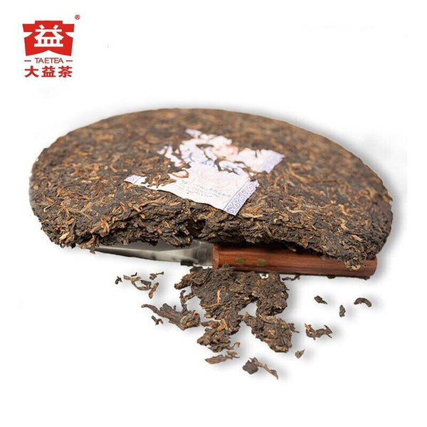 Menghai Dayi Wei Zui Yan Shu Puer Tea Batch 1701 Ripe Puerh tea Cake 357g