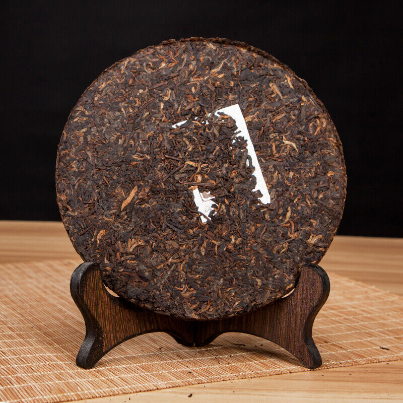 T8663 * Xia Guan Round Iron Cake Pu-erh Tea  357g Ripe Puer Shu Tea