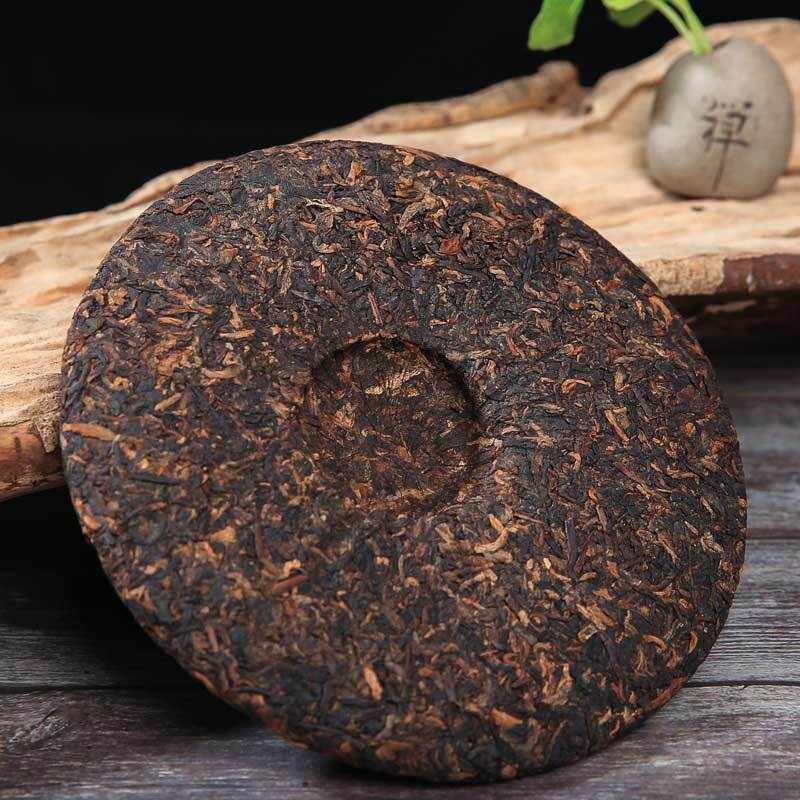 357g Dr. Pu'er Tea Royal Golden Needle Jin Zhen Gong Ting Ripe Pu-erh Cake Secondary image