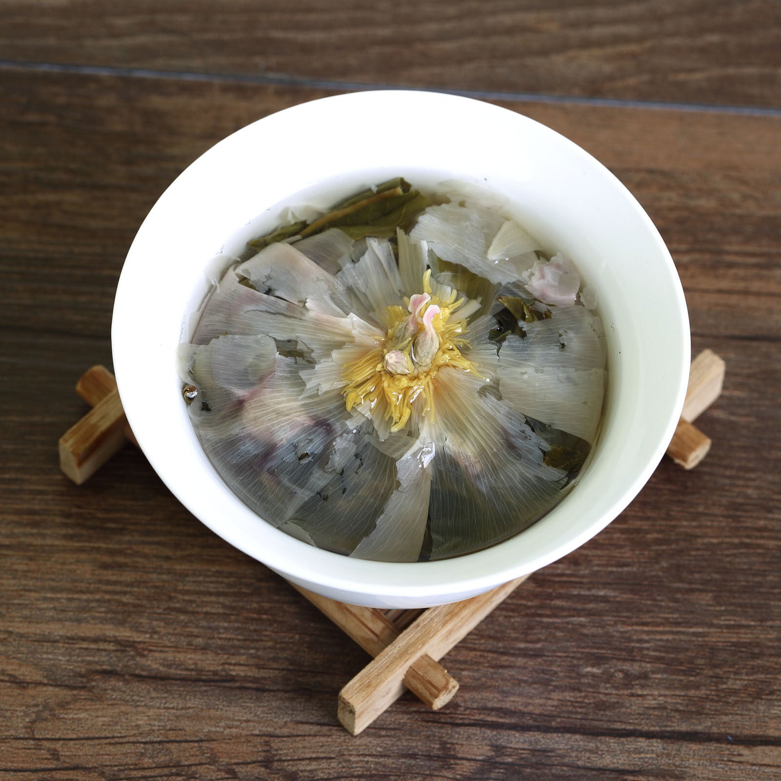 HELLOYOUNG Peony Flowers Yunnan Bulang puer Pu'er Puerh Tea Raw Ball Tuo