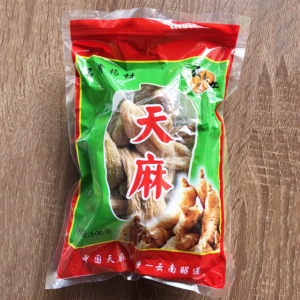 Healthy Green Food Herbal Tea Organic Health Care 500g 15 Pieces Natural Tianma