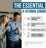 L-Methyl Folate 15mg + Methyl B12 Cofactor - Organic Berry Flavor