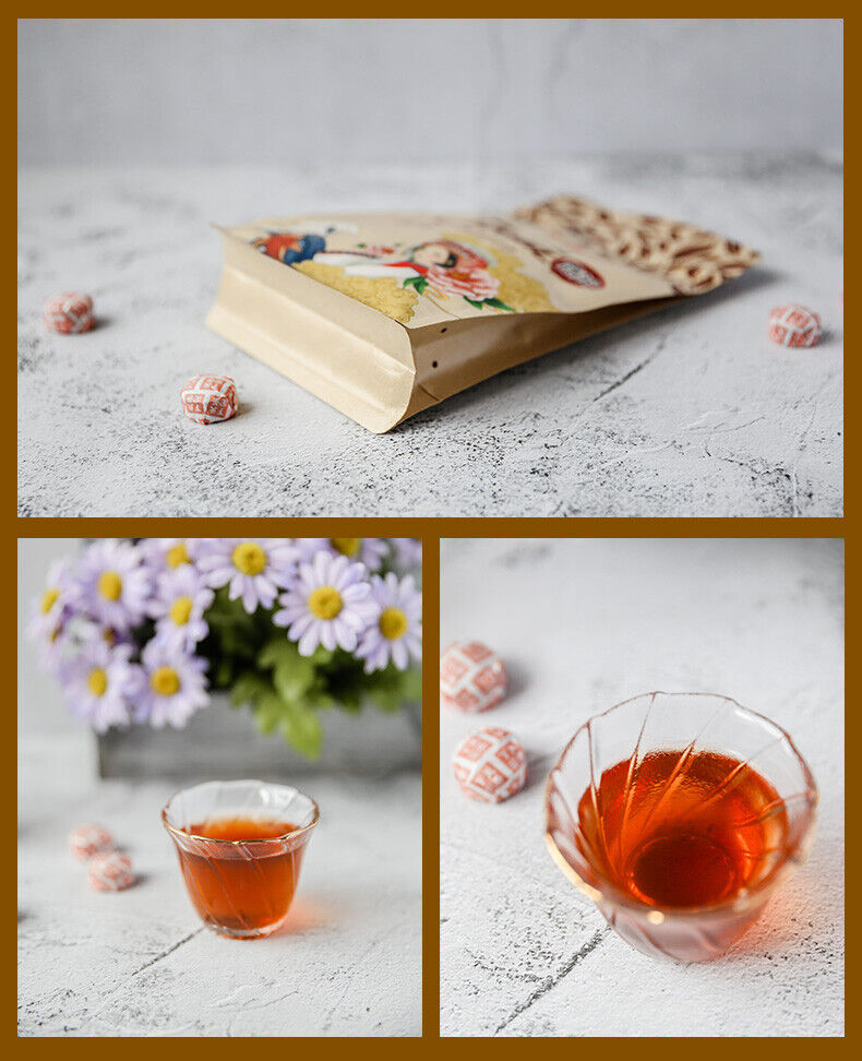 XIAGUAN Brand Wei Tuo Pu-erh Tea Mini Tuo Cha 200g Ripe Puer Tea Shu Tuocha