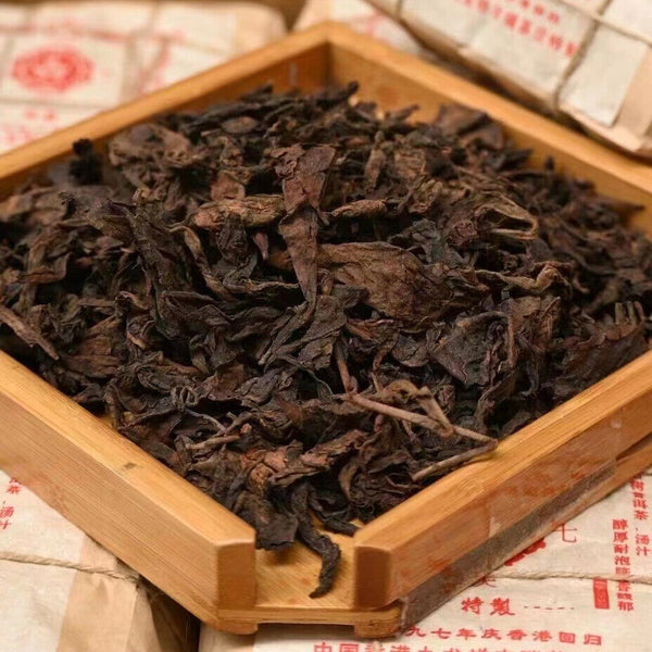 300g Yunnan Old Puerh Tea Collection Pu'er Ripe Tea Loose Leaf Pu-erh Tea