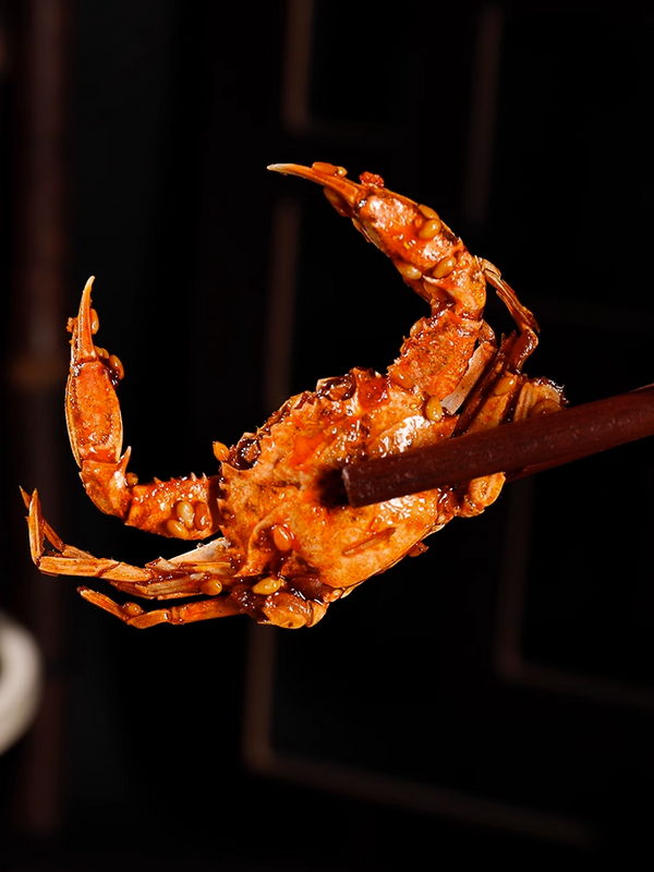250g  Spicy Small Sea Crab Instant Canned Cooked Seafood Casual Deep Sea Snack