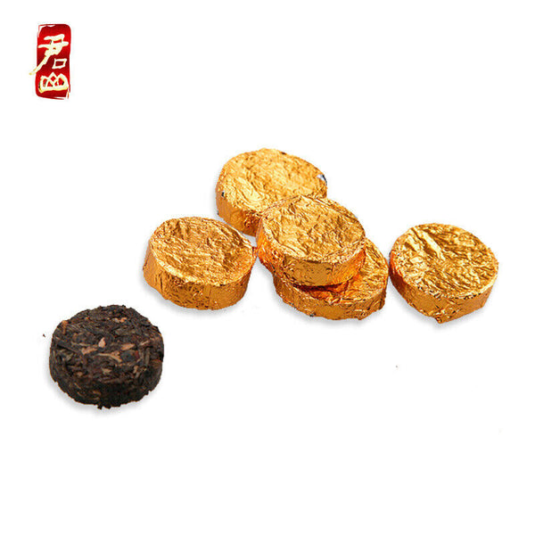 Hunan Junshan Huang Cha Jun Shan China Yellow Tea Mini Gold Coin Cake 30g Box