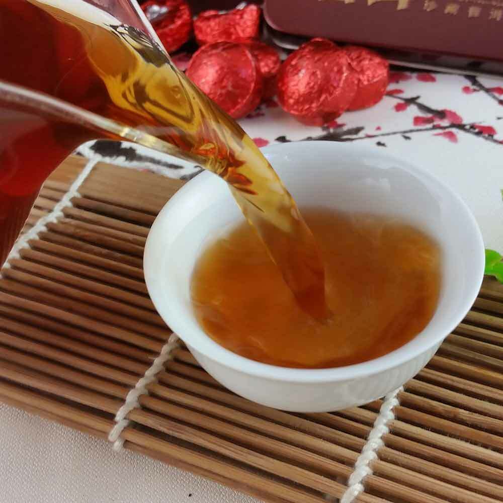 Pu Er Puerh Gift Packing Health Care 75g Rose Mini Ripe Puer Tuocha, Yunnan Shu