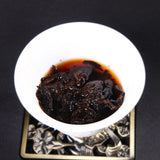 250g Pu-Erh Ripe Tea Purple Bud Fermented Tea Brick Top-Grade Black Tea