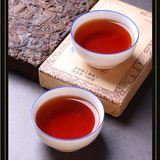 500g Puerh Cooked Tea Brick Huazhuliangzi Pu-erh Ripe Tea Yunnan Pu'er Black Tea