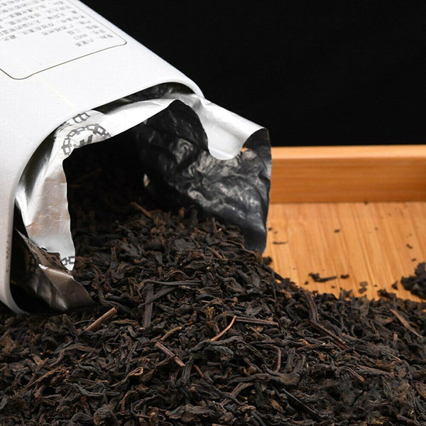 Zhongcha Liupao Dark Chinese Tea  Dark Tea Loose Leaf 8003 Areca Aroma 250g