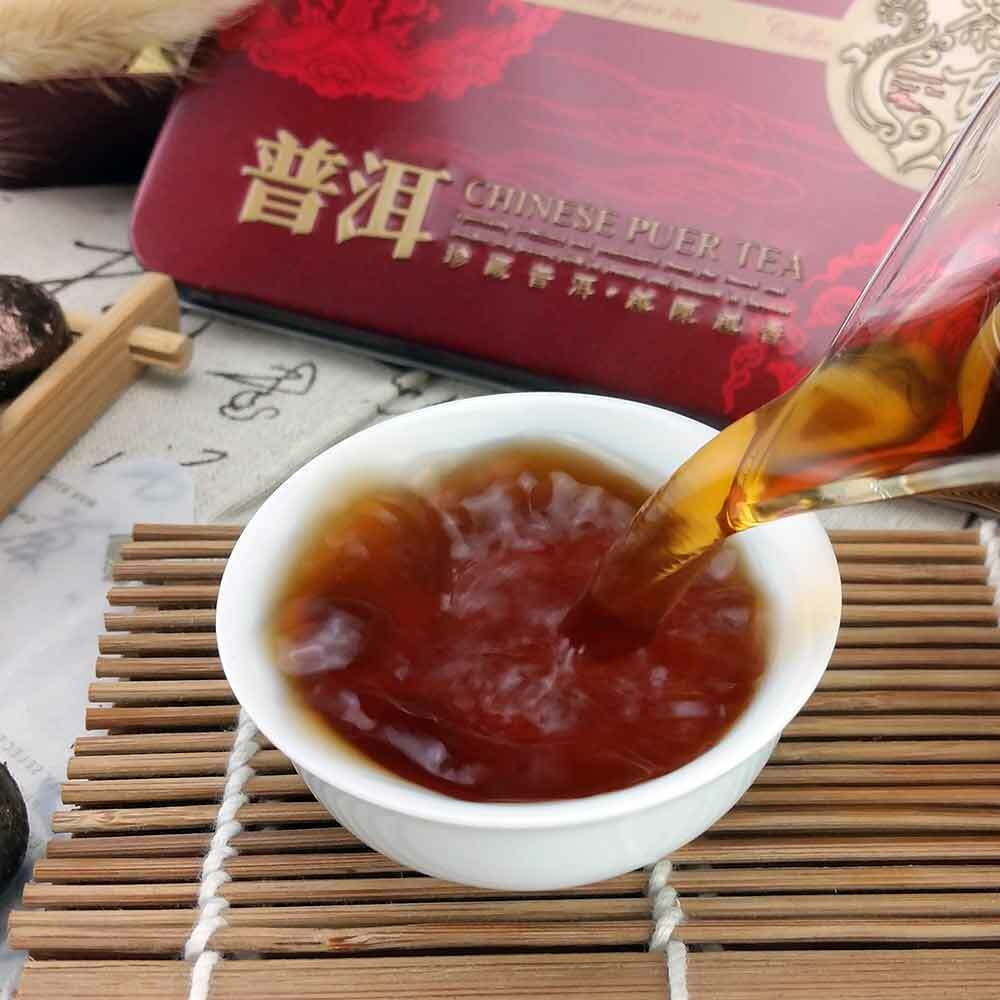 /Glutinous Rice Ripe Mini Puer Puerh Tea Shu Puerh Tuocha Gift Pack 75g