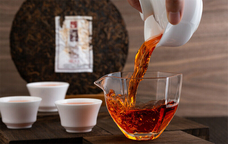 BEST Mengku Rongshi Shu Puer Mu Ye Chun Xiang Pu'er Ripe Pu-erh Tea 357g
