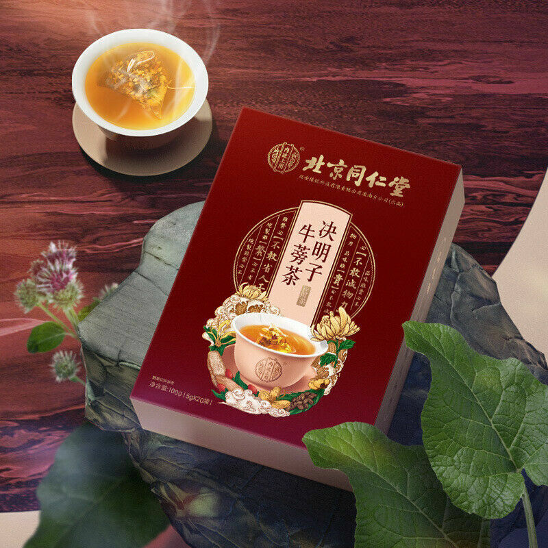 5g*20 Bags Juemingzi Niubang Herbal Tea Cassia Burdock Tongrentang Herbs Tea Bag Secondary image