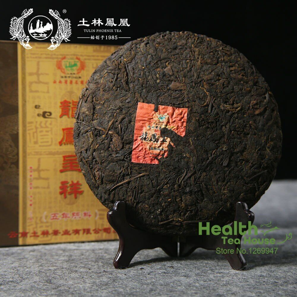 TuLin "Long Feng Cheng Xiang" Five-Year Old Material Ripe Pu Erh Tea 357g