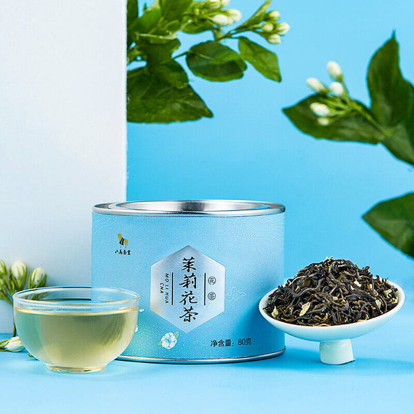 八马茶叶 烘青茶茉莉花茶 绿茶 清香型 花香馥郁 Bama Chaye Jasmine Tea Green Tea Aromatic Herbal Tea