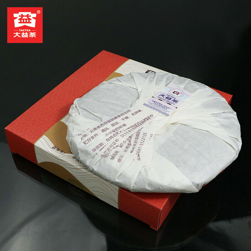 TIAN CHUN TAETEA Menghai Dayi Puerh Pu'er Pu-erh Ripe Cake Tea 300g Box