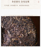 Bajiaoting Daughter Tribute Brown Mt. Arbor Ancient Tree Pu'er Raw Tea 357g