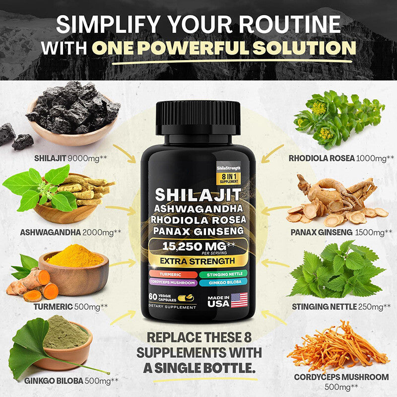 Shilajit Soft Resin Extremely Potent Fulvic Acid Himalayan Pure 100% Organic