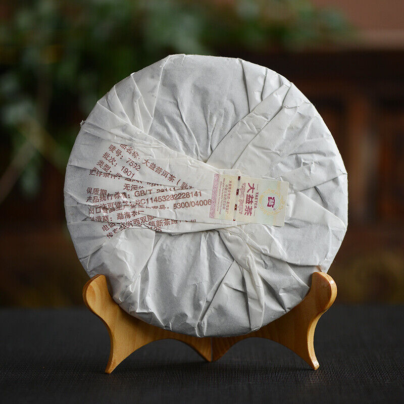 TAETEA Puer Tea Classic 7592 Dayi Puerh Ripe Yunnan Pu'er Tea Cake 357g