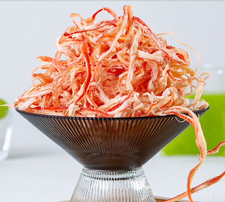 500g Snacks Zerkleinerter Tintenfisch Chinesisches Essen Meeresfrüchte  原味鱿鱼丝
