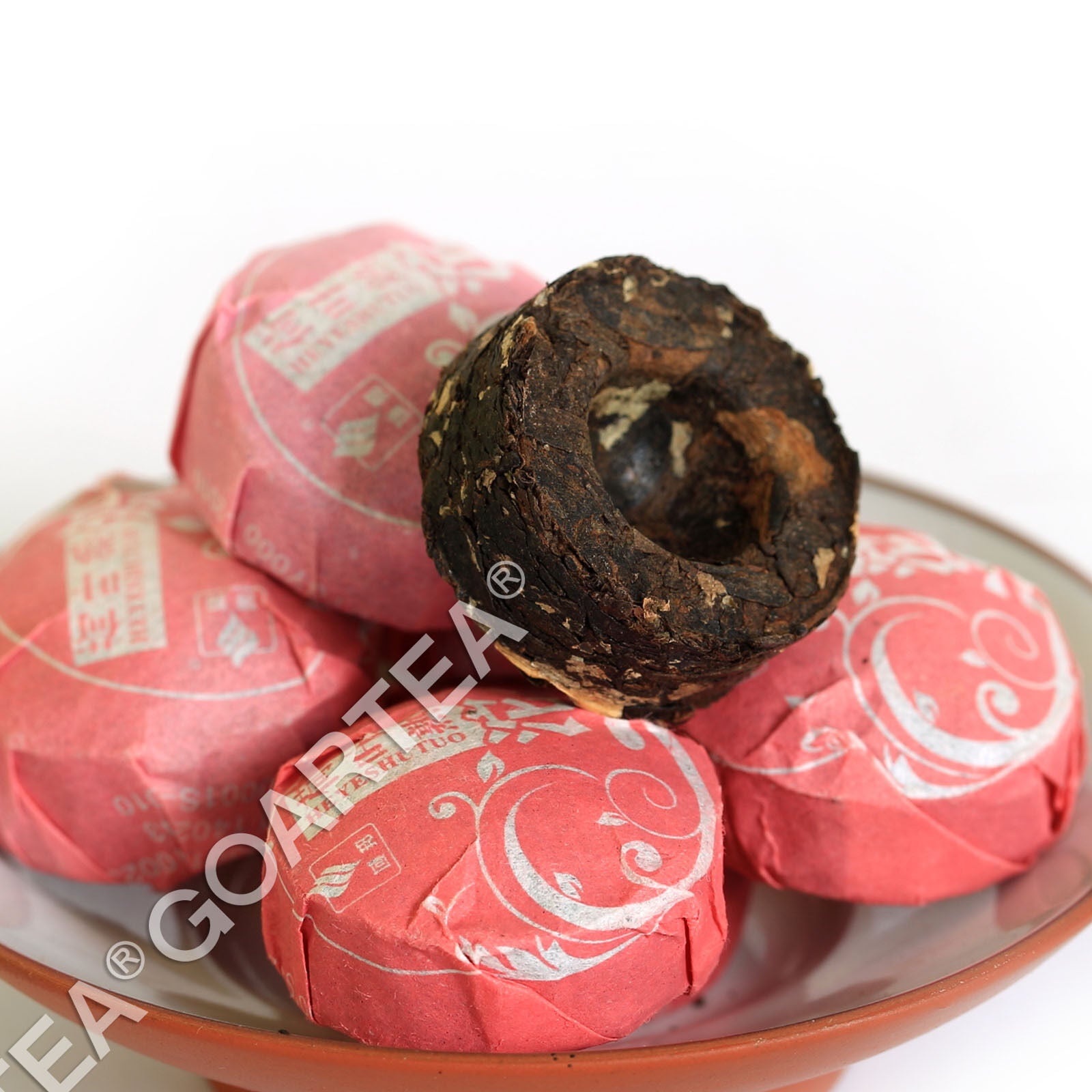 HELLOYOUNG yr Lotus Leaf Flavored Mini Ripe Cake Fitness Pu'er Pu erh Tea Secondary image