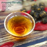 113g Special Yunnan Black Tea Organic  Black Dragon Pearl Tea