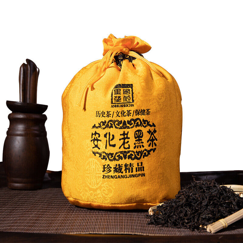 Tian Jian in Cotton Bag Heavenly Tips Hunan Anhua Tianjian Hei Cha Dark Tea 500g Secondary image
