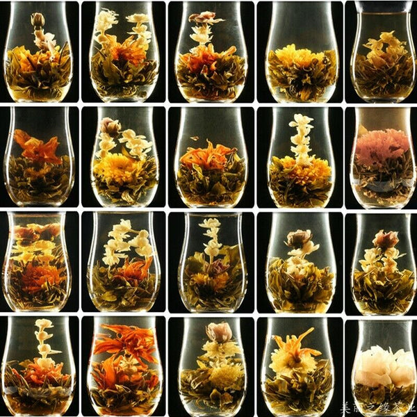 Artistic Blossom Flowers Tea Blooming Tea Balls 20 Pcs Blooming Tea Green Tea