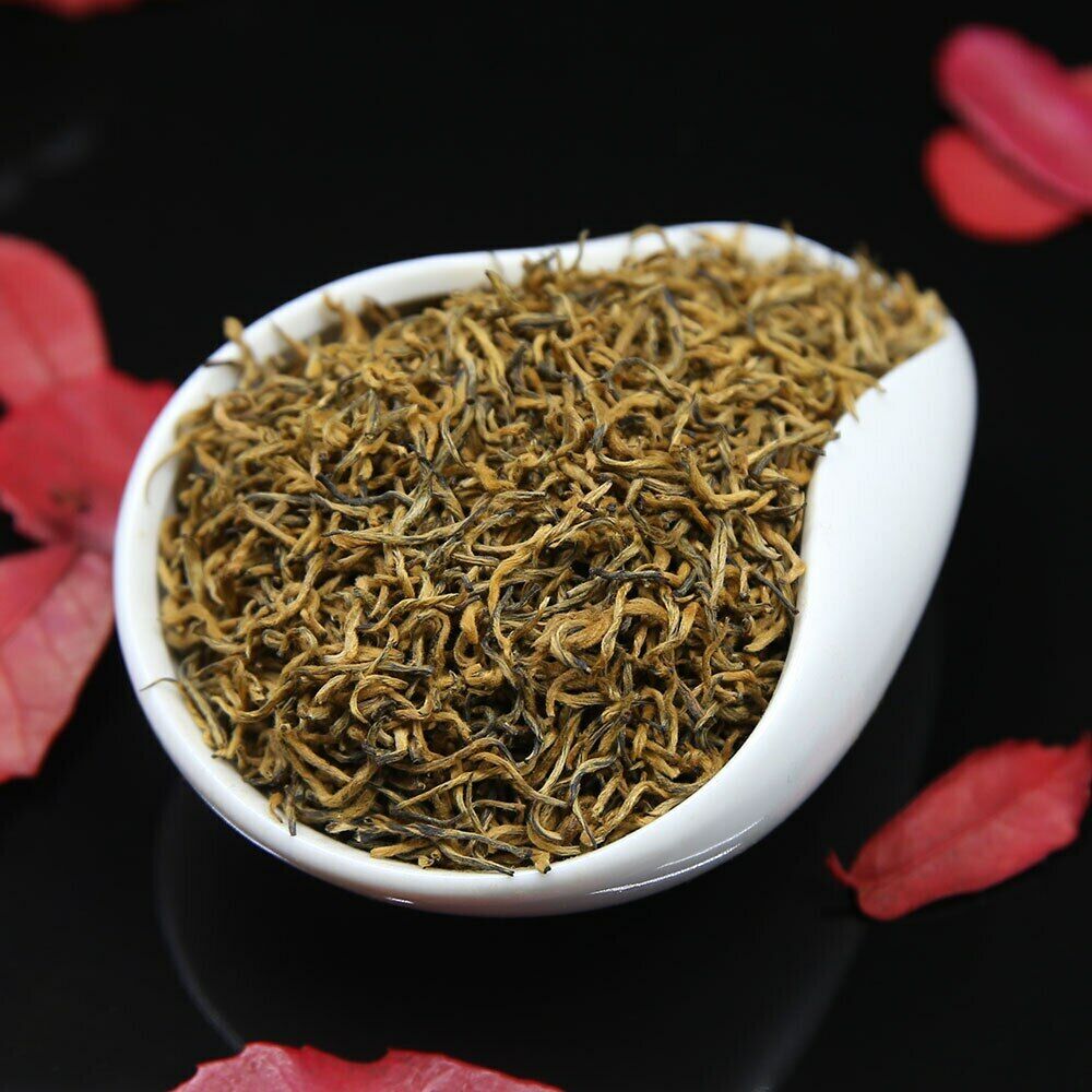 TeaChinese Tea Hand-picked Jin Jun Mei Black Tea Golden Eyebrow Wuyi Teas 250g
