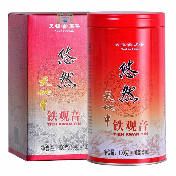 TenFu's TEA You Ran Fujian Tie Guan Yin Tieh Kwan Yin Oolong Tea 100g Tin