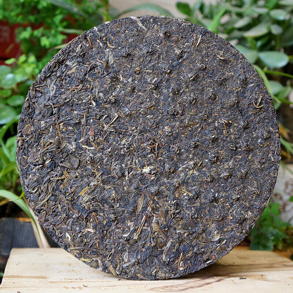 Xiaguan Inheritance Jiujiu Xiaotai No.6 Qizi Tea Tie Bing Puer Raw Tea 357g
