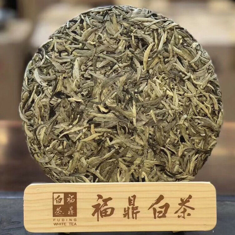 Fuding White Tea Year Silver Needle White Tea Cake Bai Hao Yin Zhen 300g
