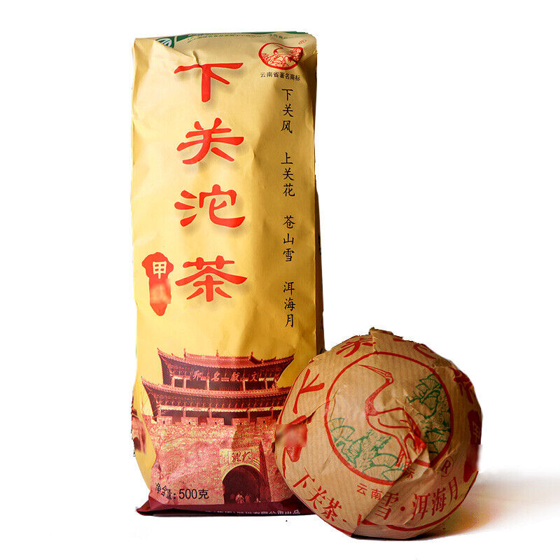 Jia Ji Tuo Cha * Yunnan Xiaguan Raw Pu'er Tea Grade A Sheng Puer Tea 500g