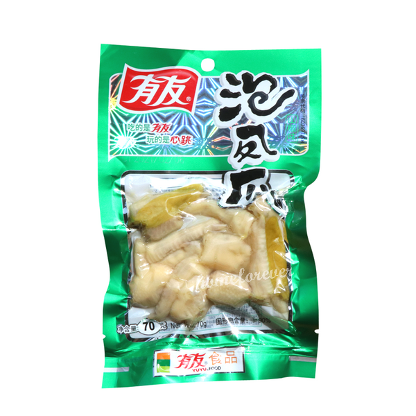Youyou Spicy Chicken Feet Vacuum-packed 2+2+2 Bags 有友泡椒凤爪 共6袋/2袋山椒味+2袋椒香味+2袋酸菜味