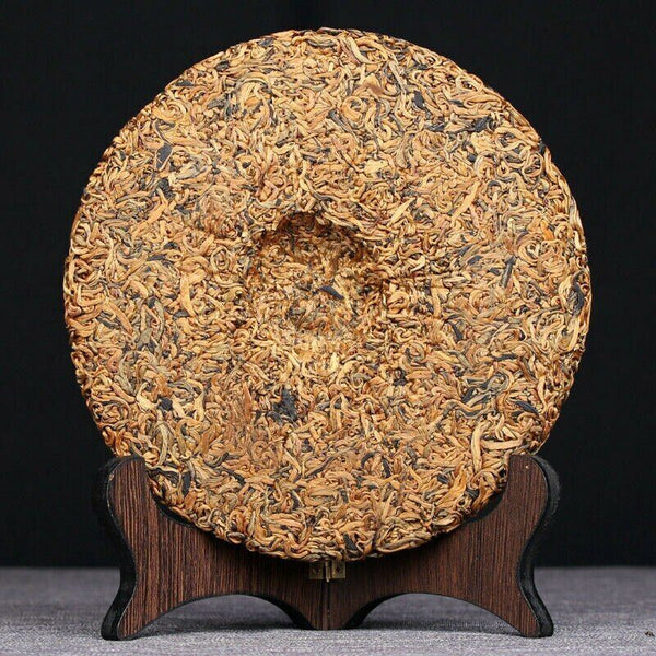 TeaSupreme Fengqing Golden Buds Honey Flavor Dian Hong Dianhong Cake Black Tea 357g