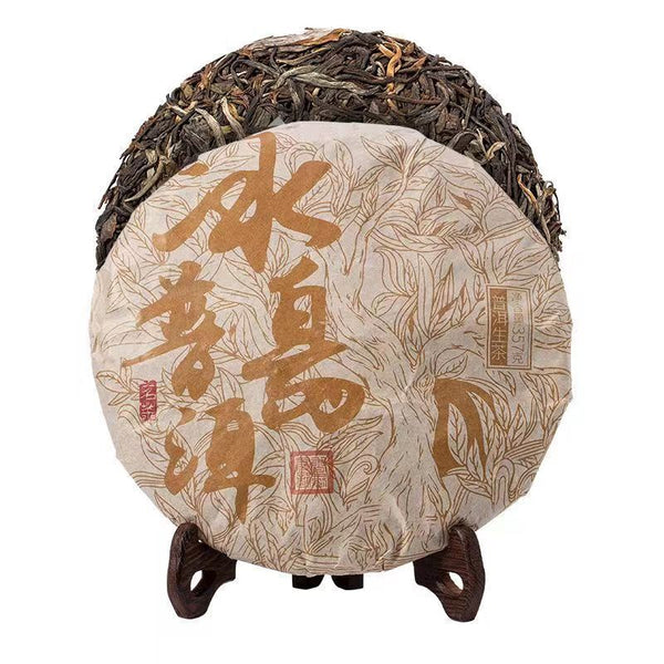 357g Iceland Puerh Raw Tea Yunnan Old Tree Pu-erh Tea Big Leaves Pu'er Green Tea