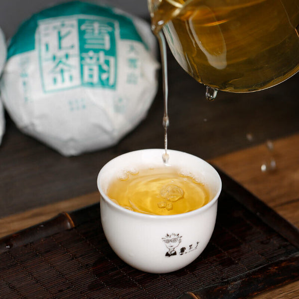 Lincang Big Snow Mountain * DR. PU'ER TEA Xueyun Tuocha Puer Raw Tea 500g