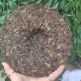 357g Yunnan Raw Pu'er Tea Cake Golden Leaf Sheng Pu-erh Tea Puerh Cake Tea