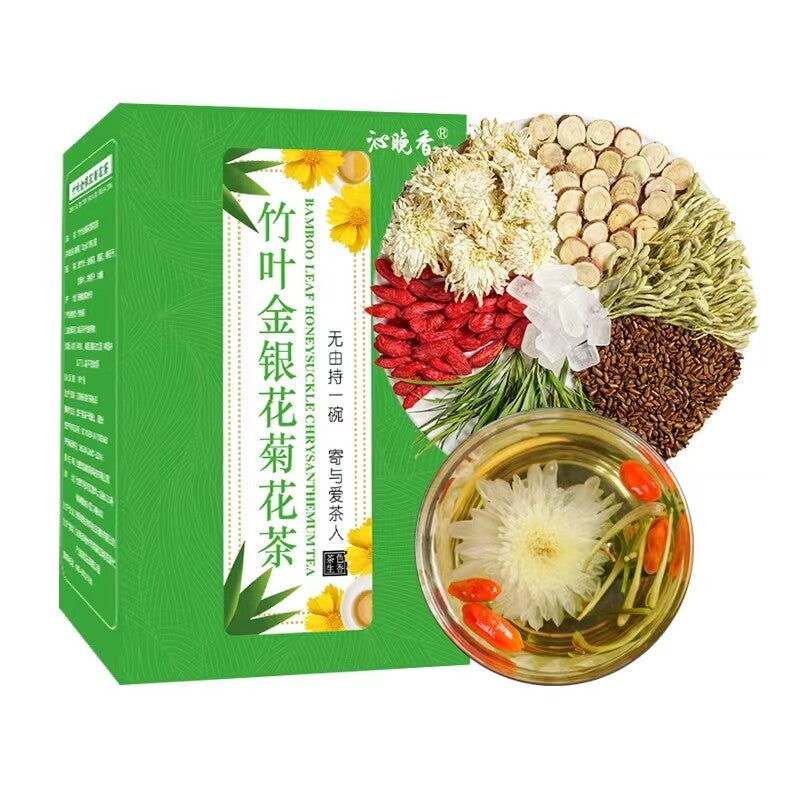 Honeysuckle, chrysanthemum, medlar, cassia seed, rock sugar, Reduce heat Secondary image