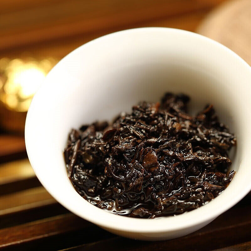 Colourful Yunnan The Top of Mini Gold Pu'er Tea Ripe Puer Tuocha Pu-erh 45g Box