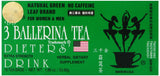 18 Bags Weight Loss & Detox Drink 3 Ballerina Extra Strength Dieters Tea