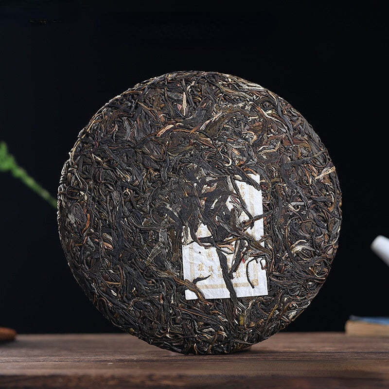 357g Yunnan Raw Puerh Tea Cake Laomene Organic Pu-erh Shengcha Chinese Pu'er Tea Main image