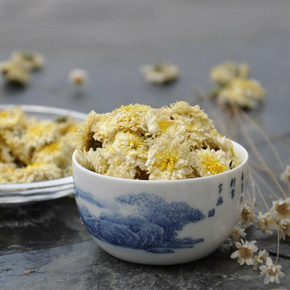 Bio Huang Shan Chrysanthemenblüten Tee getrocknet 250g - Weißer Blütentee