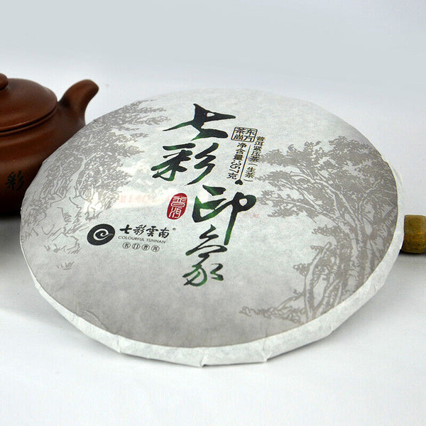 COLOURFUL YUNNAN Colorful Impression Pu'er Pu-erh Tea Cake Raw Puer Tea 357g