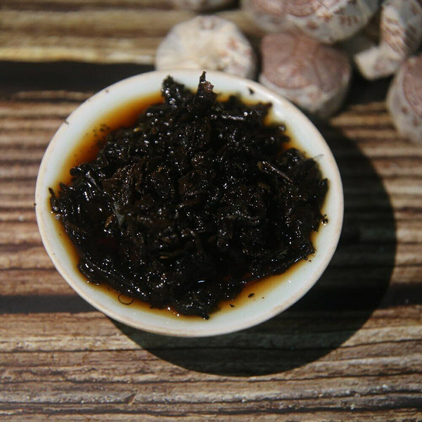 Laocang yr Mini Puer Tuocha Glutinous Aroma Rice Ripe Puerh Tuo Cha